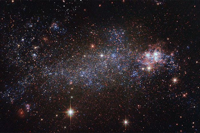 Hubble Spies on a Beautifully Messed-Up Galaxy